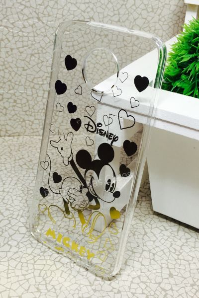 Case de Silicone Mickey Gold Moto Z