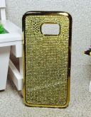 Case Glamour Strass Dourado Galaxy S7 Edge