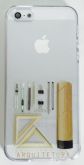 Case de Silicone Arquitetura iphone 5/5s/SE