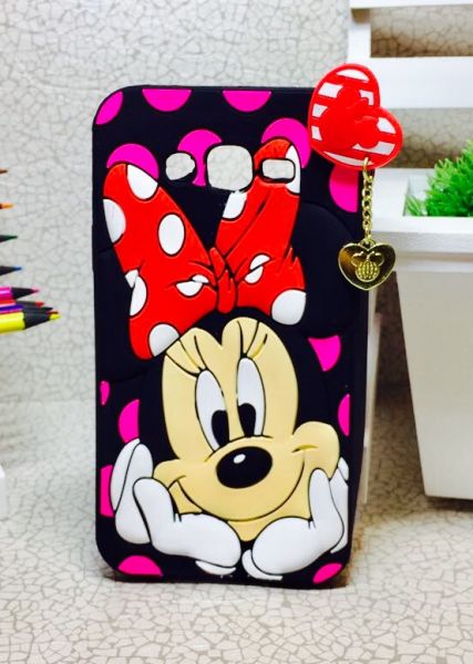 Case 3D Minnie Charme Preto Galaxy J5 J500