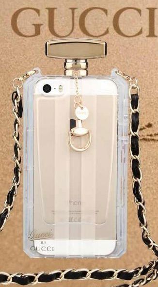 Case Gucci Perfume Transparente iPhone 5/5s/SE