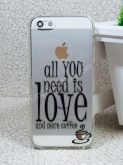 Case de Silicone Love e Coffee iphone 6/6s