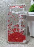 Case Aquário Agua Corações Vermelho Galaxy J5 500