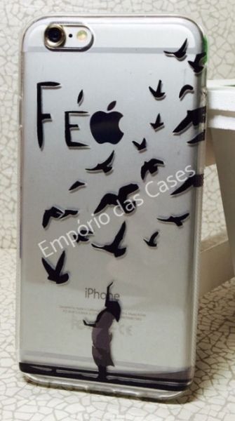 Case de Silicone Fé e Vida iphone 6/6s