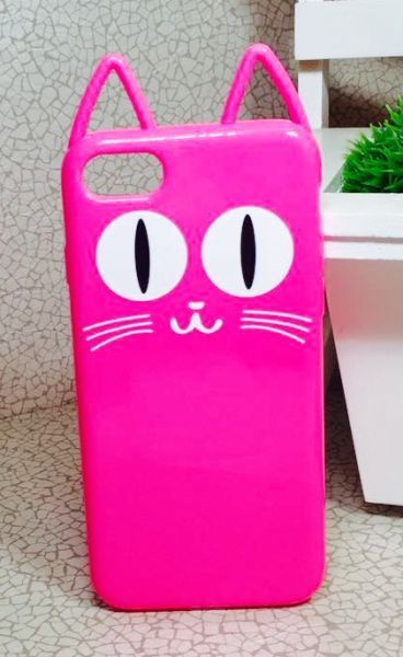 Case Gatinho Pink iPhone 8