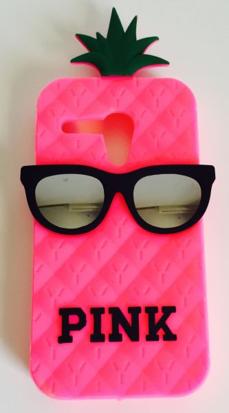 Case Abacaxi Pink Neon Moto G