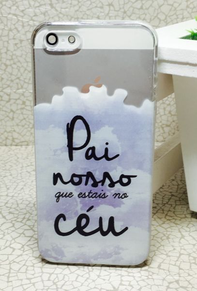 Case de Silicone Pai Nosso iPhone 5/5s/SE