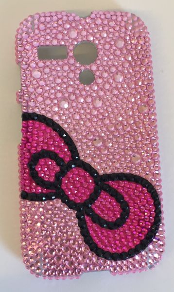 Case Hello Kitty Laço Strass Moto G