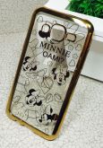 Case Luxo Minnie Dourado Galaxy J5 500