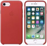 Case de couro Apple Vermelha iPhone 7 plus