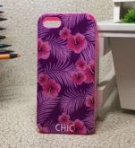 Case 3D Chic Flores Lilas Iphone 5 / 5S /SE