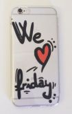 Case de silicone We Love Friday iphone 5/5s/SE
