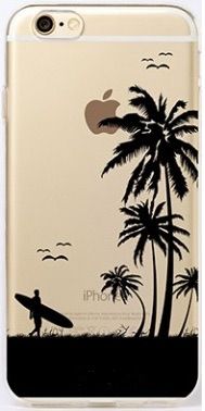 Case de Silicone Praia iphone 4/4s