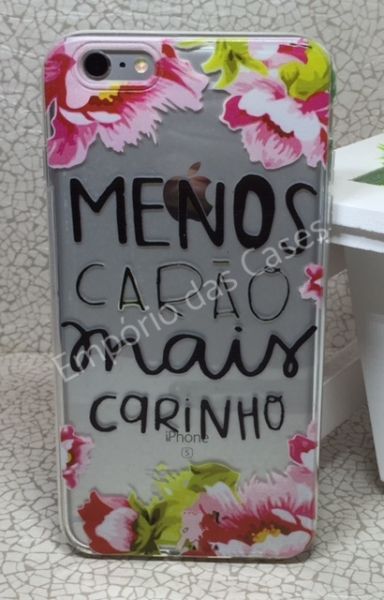 Case de Silicone Menos Carão iPhone 5/5s/SE