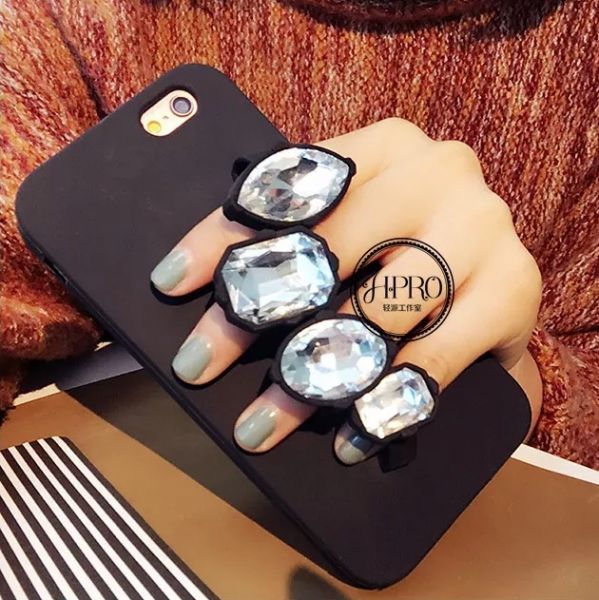 Case Anel de Diamante Prata iphone 6/6s