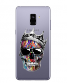 Case de Silicone Caveira Galaxy A8