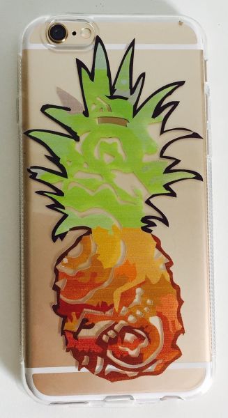 Case de Silicone Abacaxi iphone 5/5s/SE