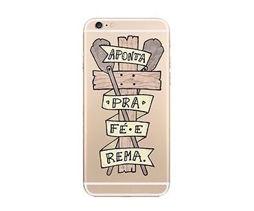 Case de Silicone Aponta pra Fé iphone 6/6s