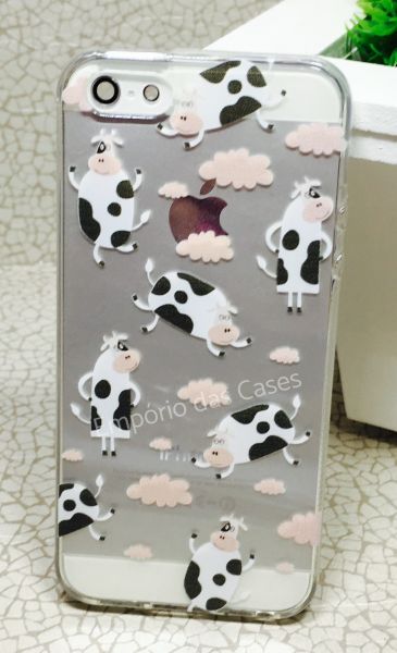 Case de Silicone Vaquinha iphone 5/5s/SE