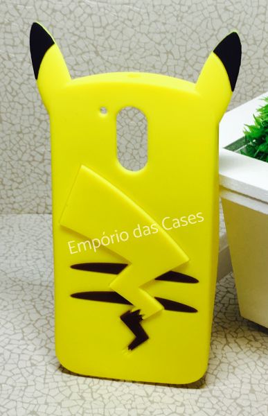 Case 3D Pikachu Moto G4 / G4 Plus