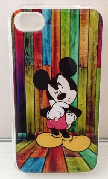 Case Acrílico Proteção na frente Mickey iPhone 4/4s