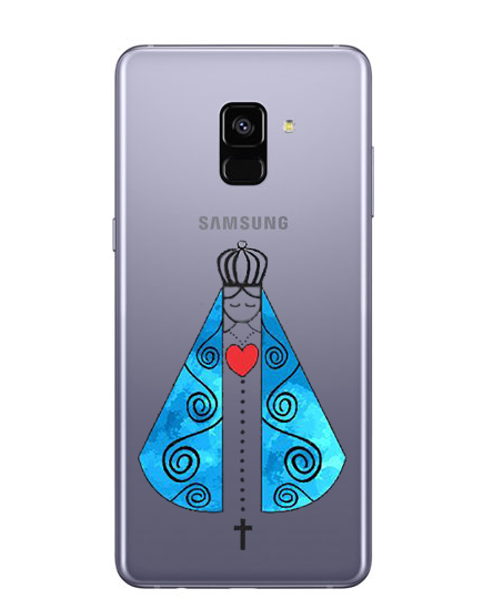 Case de Silicone Santa Galaxy A8 Plus