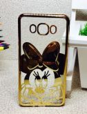 Case Luxo Minnie Dourado Galaxy J5 J510