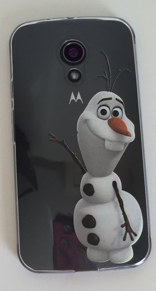 Case de Silicone Olaf Frozen Moto G2