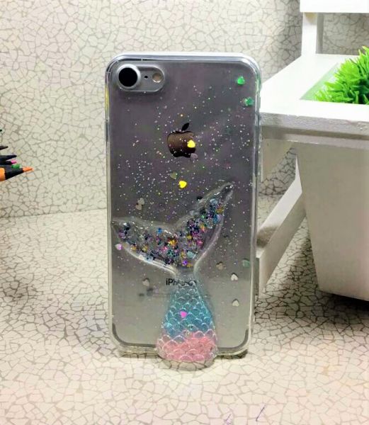 Case 3D Sereia Glitter iphone 7