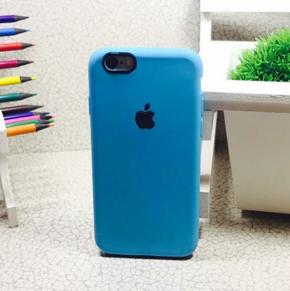 Case Silicone Basica Azul iphone 6/6s