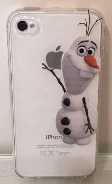 Case de Silicone Olaf Frozen iPhone 5/5s/SE