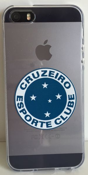 Case de Silicone Símbolo Cruzeiro iPhone 5/5s/SE