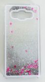 Case Água Glitter Star Prata Galaxy Gran Prime