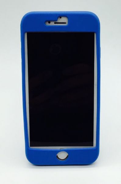 Case 360 Híbrida de Silicone Azul iphone 6 plus/6s plus