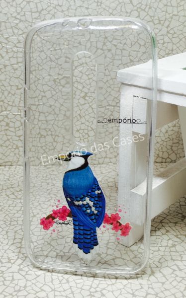 Case Exclusiva Empório - BlueJay by Sophie Moto G3