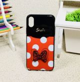 Case 3D Minnie Strass iphone X