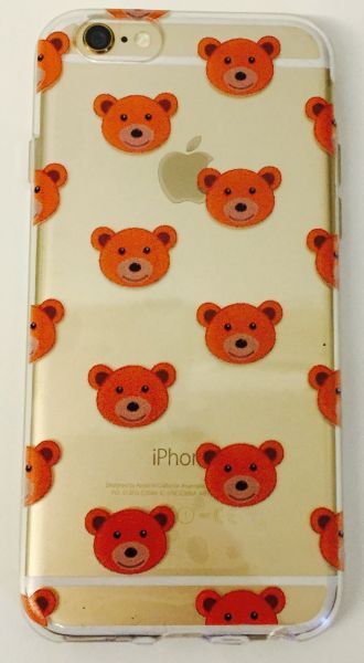 Case de silicone Ursinhos iphone 6 plus/ 6s plus