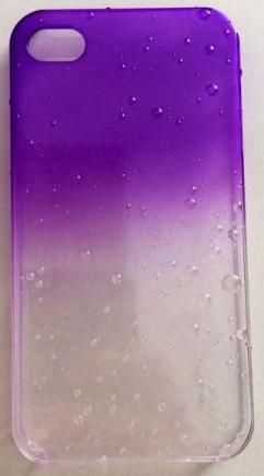 Case Efeito Água Roxa iPhone 4/4s