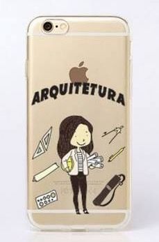 Case de Silicone Profissões Arquitetura Iphone 7