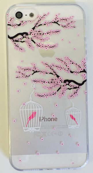 Case de Silicone Passáros iphone 5c