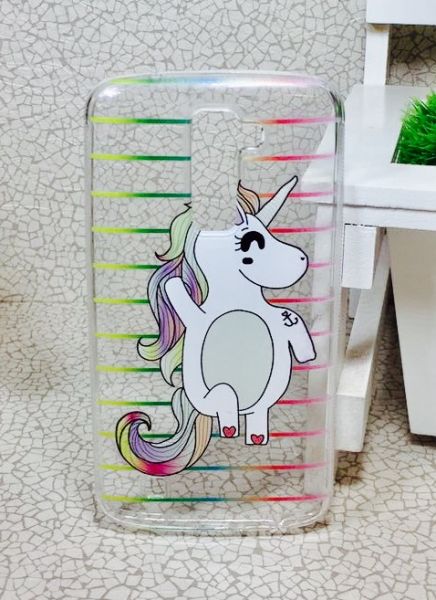 Case de Silicone Unicórnio Fabuloso LG K10