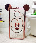 Case Luxo Mickey Orelha Rose Moto G5 / G5 Play