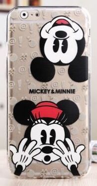 Case de Silicone Minnie e Mickey iPhone 6