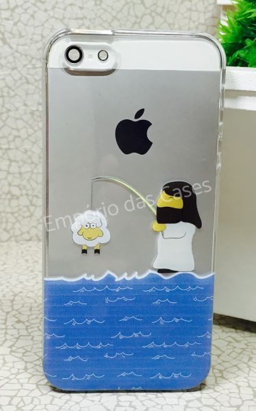Case de Silicone Pescador de Ovelhas iphone 5/5s/SE