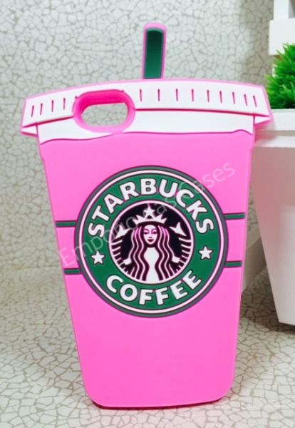 Case Starbucks Copo Rosa iphone 5/5s/SE