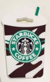 Case 3D Starbucks Marrom Galaxy J2 Prime