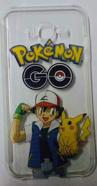 Case de Silicone Pokemon Galaxy J7 J700