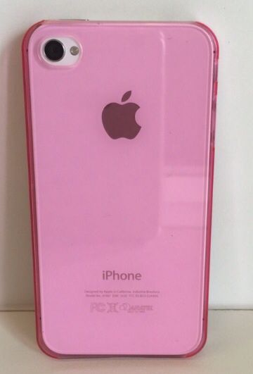 Case Acrilico Rosa iPhone 4/4s