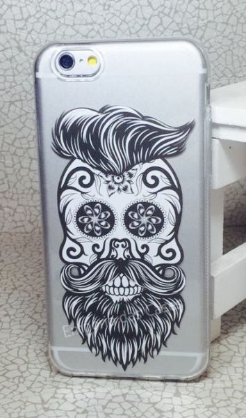Case de Silicone Caveira Style iphone 6/6s
