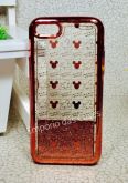 Case Água Glitter Mickey Mouse Rose iphone 7